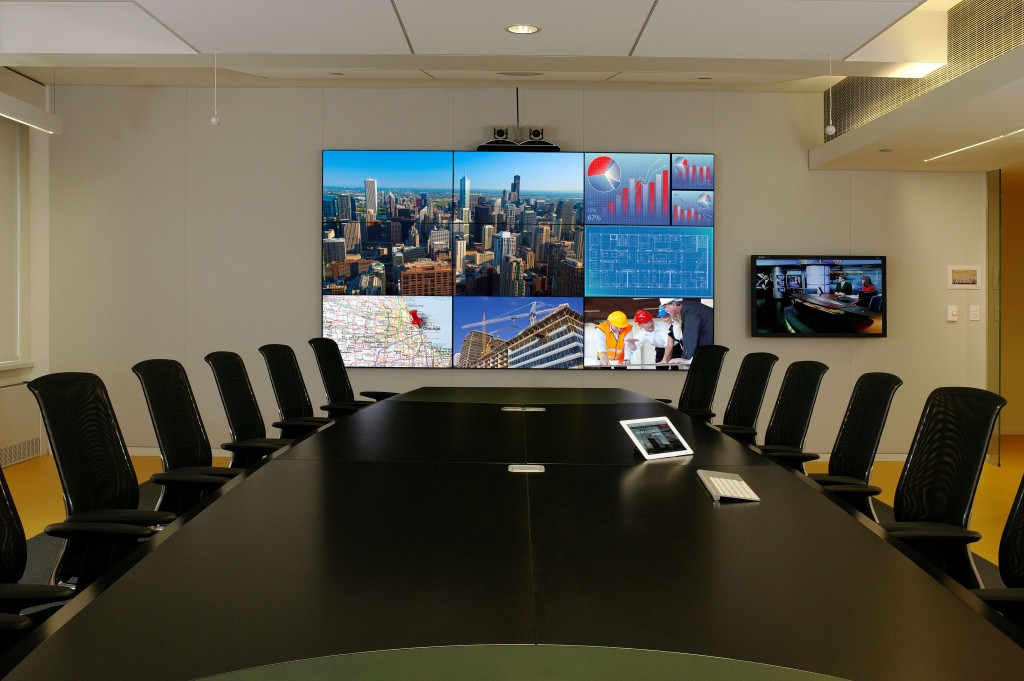 High End Corporate AV Integrated Boardroom Suite